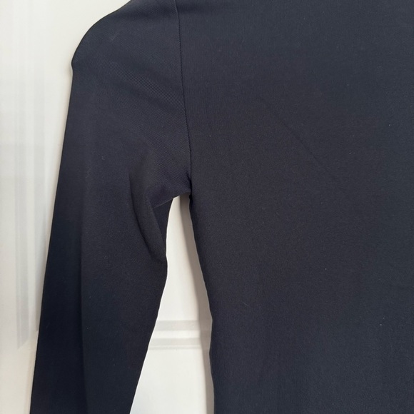 Aritzia Babaton Original Contour Prosperity Crew Black Long Sleeve Bodysuit 2XS - Picture 7 of 10